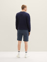 Tom Tailor Denim Tmavě modré pánské kraťasy Tom Tailor Denim