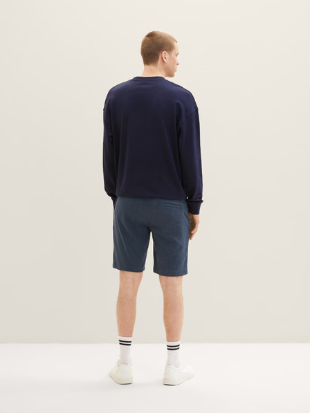 Tom Tailor Denim Tmavě modré pánské kraťasy Tom Tailor Denim