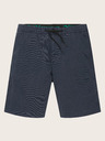 Tom Tailor Denim Tmavě modré pánské kraťasy Tom Tailor Denim