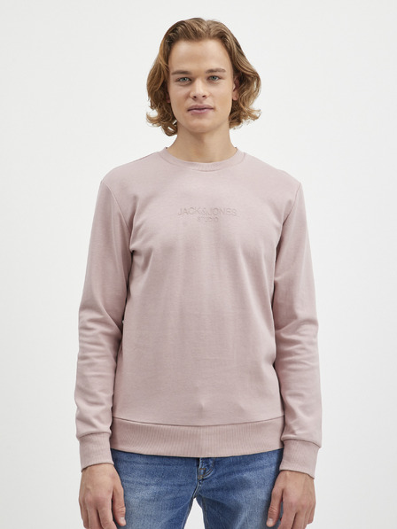 Jack & Jones Starorůžová pánská mikina Jack & Jones Loui
