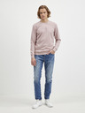 Jack & Jones Starorůžová pánská mikina Jack & Jones Loui