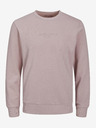 Jack & Jones Starorůžová pánská mikina Jack & Jones Loui