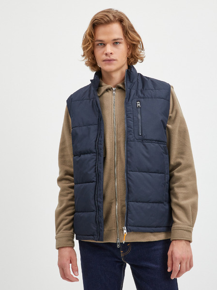 ONLY & SONS Tmavě modrá prošívaná vesta ONLY & SONS Jake