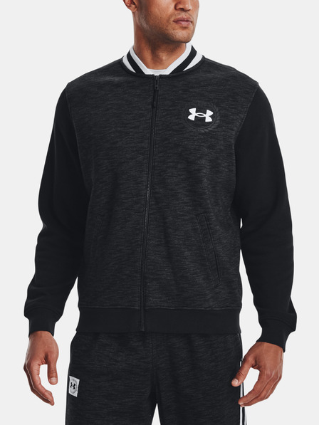 Under Armour Pánská mikina Under Armour UA Essential Heritage Flc FZ