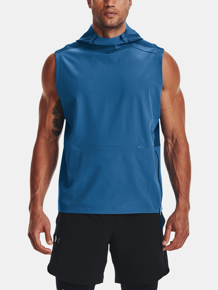 Under Armour Pánská mikina Under Armour UA Rush Woven SL Hoodie