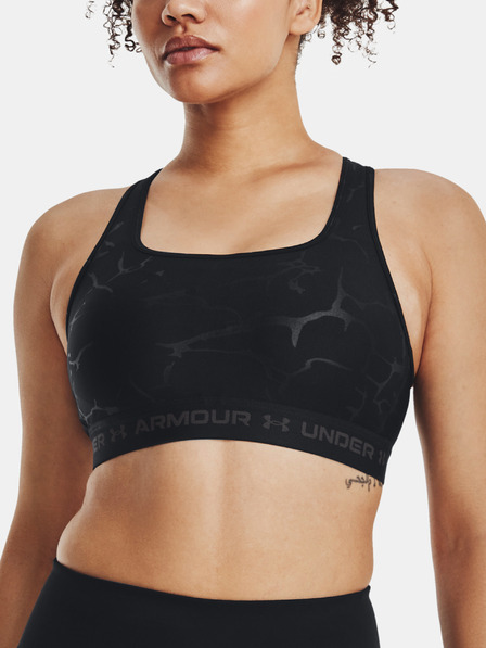 Under Armour Dámská podprsenka Under Armour UA Crossback Mid Emboss
