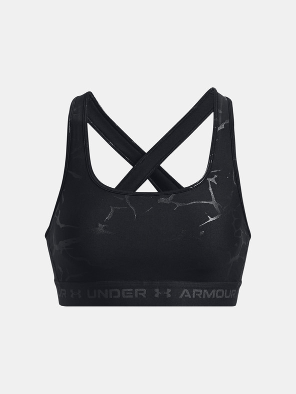 Under Armour Dámská podprsenka Under Armour UA Crossback Mid Emboss