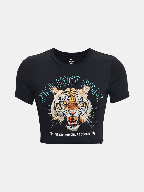 Under Armour Dámské tričko Under Armour Pjt Rck Stay Hungry Crop SS
