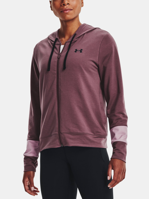 Under Armour Dámská mikina Under Armour Rival Terry CB FZ Hoodie