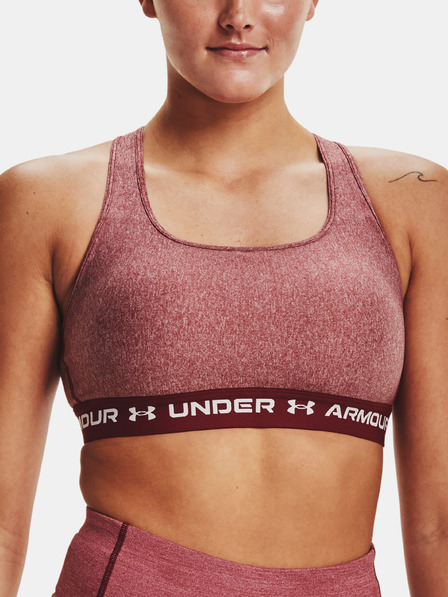Under Armour Dámská podprsenka Under Armour Crossback Mid Hthr