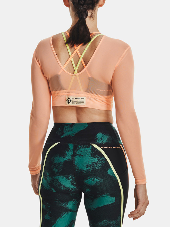 Under Armour Dámské tričko Under Armour Pjt Rock Sheer Mesh LS