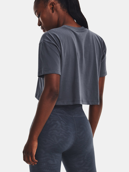 Under Armour Dámské tričko Under Armour UA BRANDED LOGO CROP SS