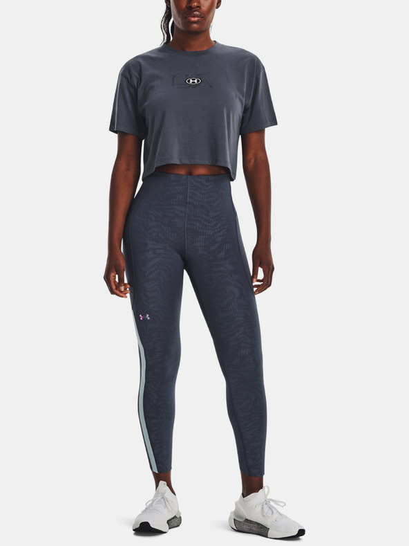 Under Armour Dámské tričko Under Armour UA BRANDED LOGO CROP SS