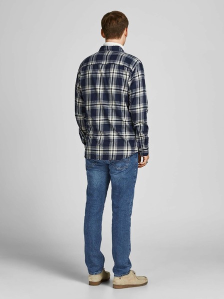 Jack & Jones Modré slim fit džíny Jack & Jones Mike