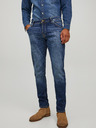 Jack & Jones Modré pánské slim fit džíny Jack & Jones Glenn