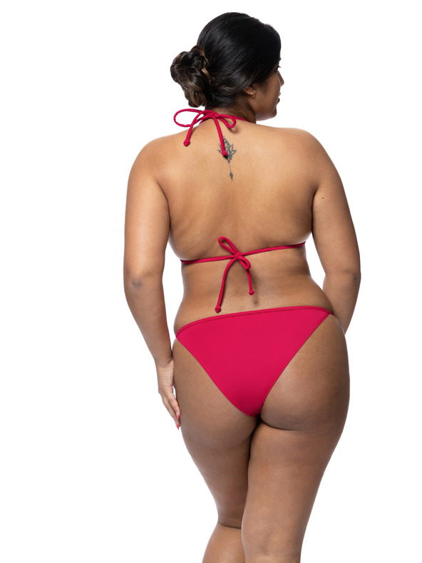 DORINA Tmavě růžový dámský spodní díl plavek DORINA Abuja