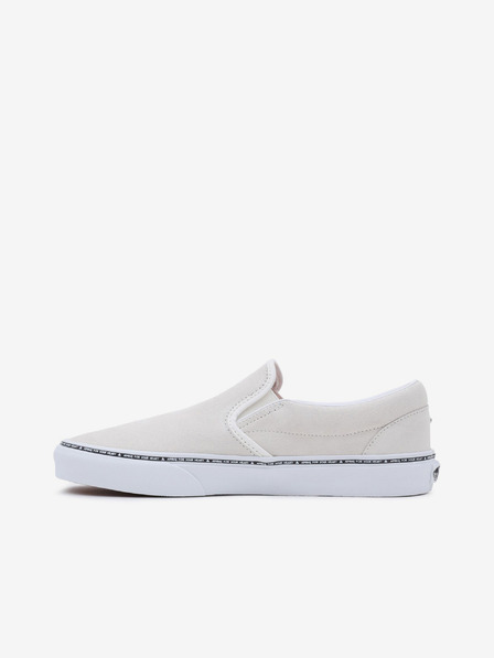 Vans Krémové dámské kožené slip on tenisky VANS UA Classic Slip-On