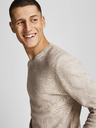 Jack & Jones Béžový svetr Jack & Jones Gustav