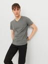 Jack & Jones Šedé pánské basic tričko Jack & Jones Organic