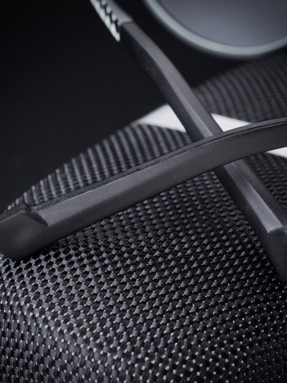 VEYREY Černé unisex sluneční brýle VeyRey Mutichio