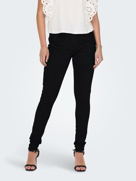 Jacqueline de Yong Černé dámské skinny fit džíny JDY Vega
