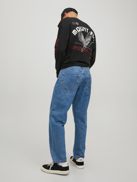 Jack & Jones Modré pánské široké džíny Jack & Jones Eddie