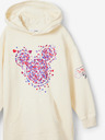 Desigual Krémové holčičí mikinové šaty s kapucí Desigual Emmline Disney