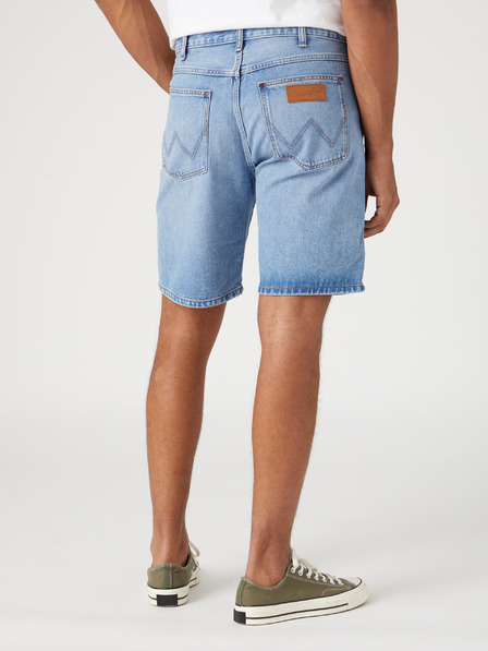 Wrangler Světle modré pánské džínové kraťasy Wrangler