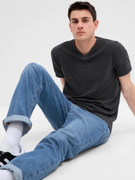 GAP Basic tričko s výstřihem do V GAP