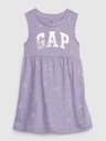 GAP Baby šaty s metalickým logem GAP