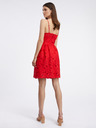Orsay Červené dámské krajkové šaty ORSAY