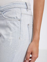 CAMAIEU Světle modré dámské tříčtvrteční slim fit džíny CAMAIEU