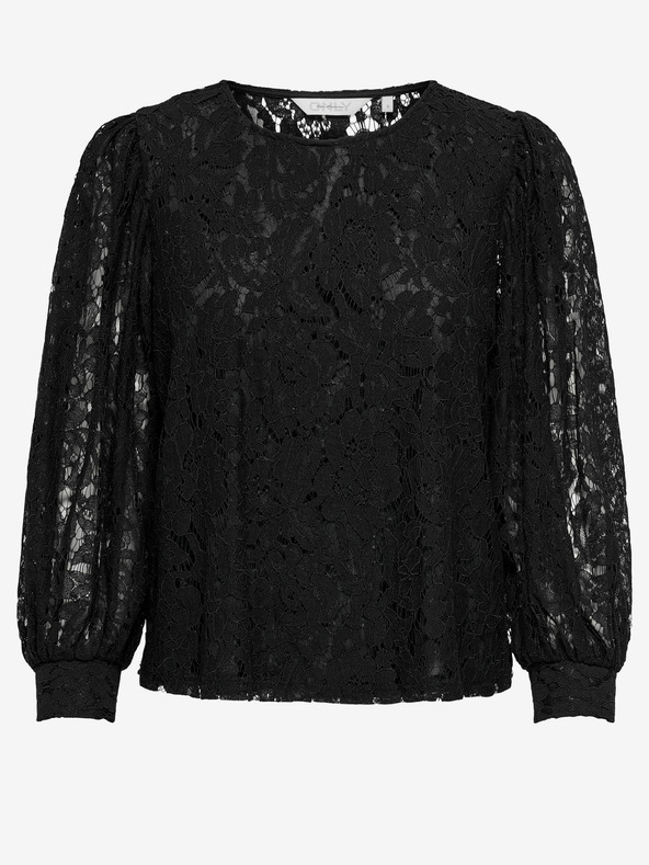 ONLY Černá dámská krajková halenka ONLY Yrsa