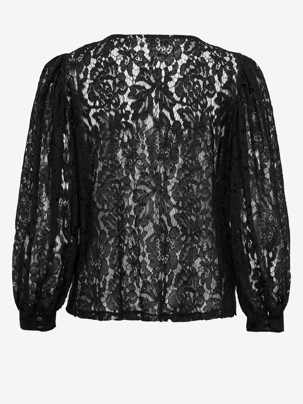 ONLY Černá dámská krajková halenka ONLY Yrsa