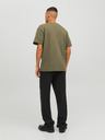Jack & Jones Khaki pánské tričko Jack & Jones Sanchez
