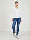 Orsay Bílé dámské tričko s dlouhým rukávem ORSAY