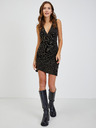 Orsay Dámské pouzdrové šaty ve zlato-černé barvě ORSAY