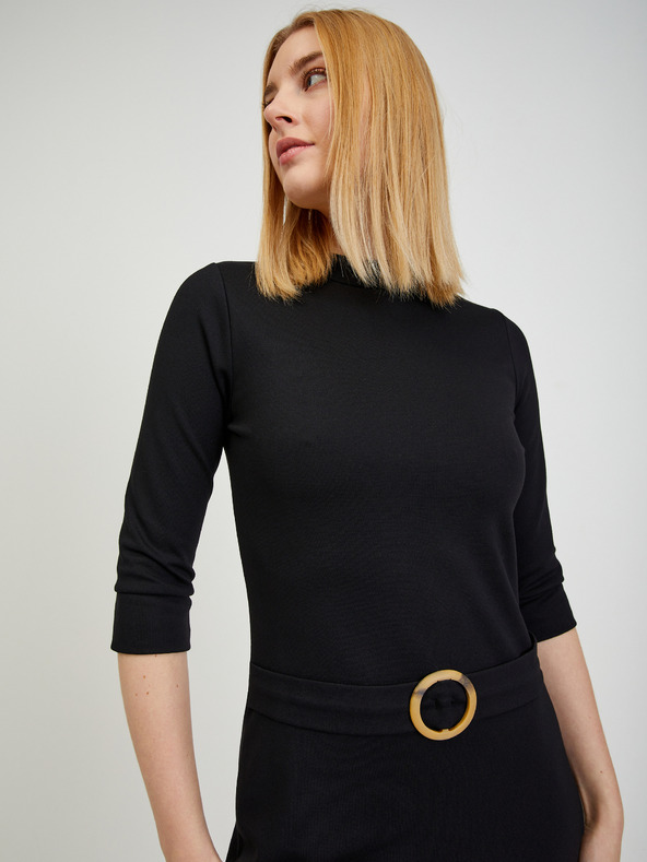 Orsay Černé dámské pouzdrové šaty ORSAY