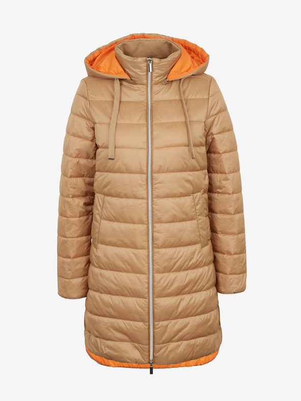 Orsay Světle hnědý dámský zimní prošívaný kabát ORSAY