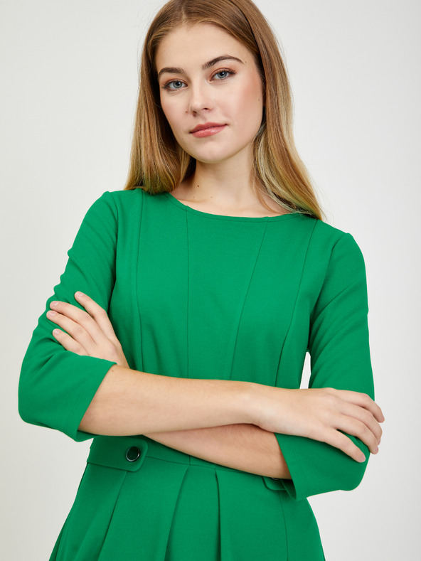 Orsay Zelené dámské šaty ORSAY