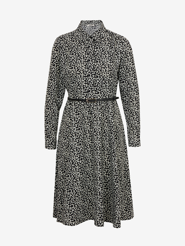 Orsay Bílo-černé dámské vzorované šaty ORSAY