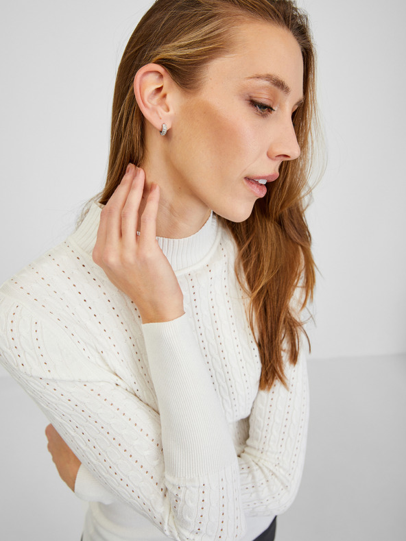 Orsay Bílý dámský svetr ORSAY