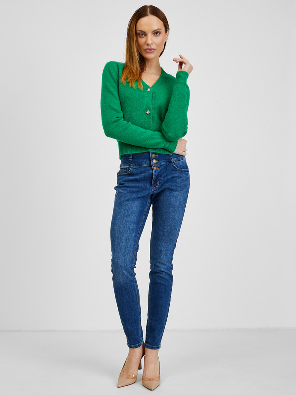 Orsay Zelený dámský kardigan s příměsí vlny ORSAY