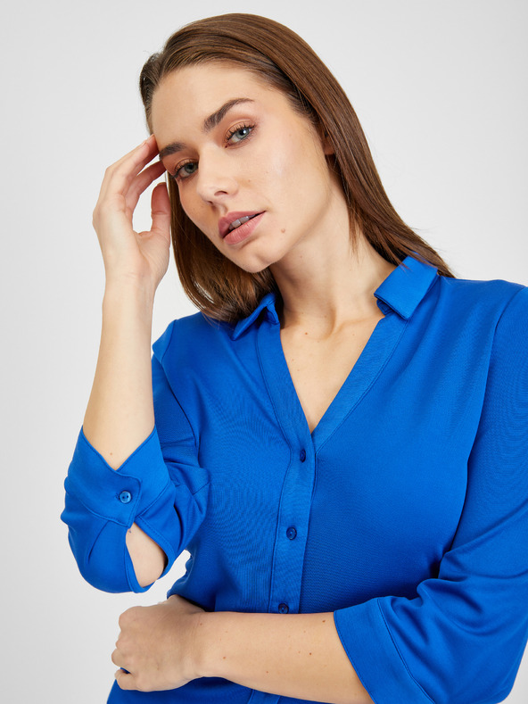 Orsay Modrá dámská halenka ORSAY