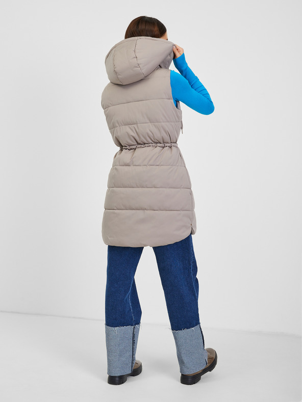 Orsay Šedá dámská prošívaná vesta ORSAY