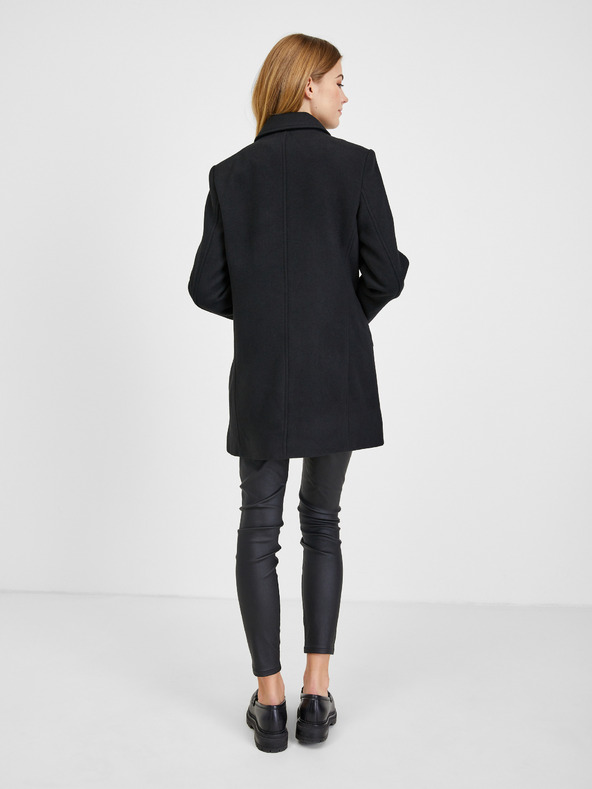 Orsay Černý dámský zimní kabát s příměsí vlny ORSAY