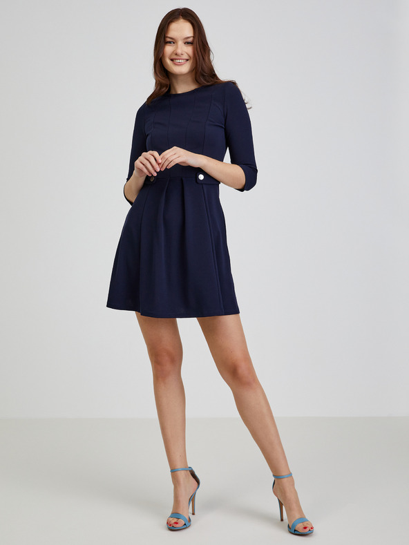 Orsay Tmavě modré dámské šaty ORSAY