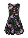 Orsay Černé dívčí květované šaty ORSAY