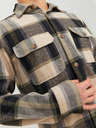 Jack & Jones Béžová pánská kostkovaná košile Jack & Jones Darren