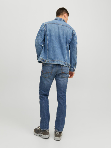 Jack & Jones Modré pánské straight fit džíny Jack & Jones Tim